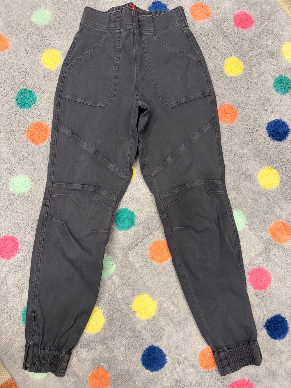 Ladies SPANX Dark Gray Denim Jogger Pants size M